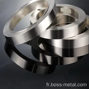 Foil en métal en acier inoxydable bandes semi-conducteur